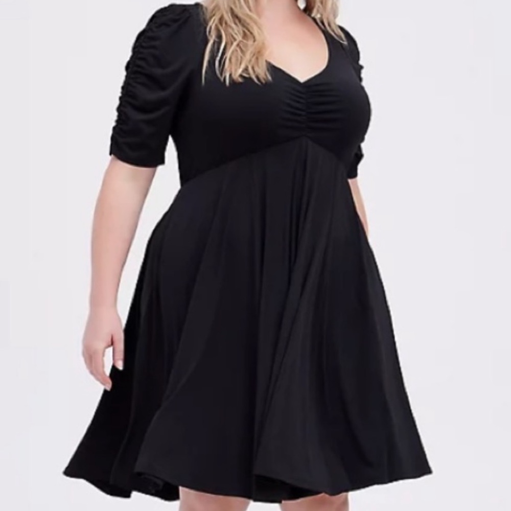 TORRID SKATER MINI DRESS - STUDIO KNIT